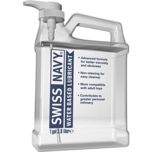 SWISS NAVY LUBRICANTE BASE DE AGUA - 3,8L
