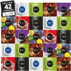 EXS PACK PRESERVATIVOS VARIADOS SABORES - 42 UDS