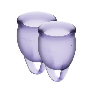 SATISFYER FEEL CONFIDENT COPA MENSTRUAL - MORADO