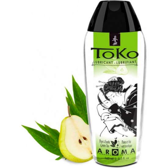 SHUNGA TOKO AROMA LUBRICANTE PERA Y TÉ VERDE EXÓTICO