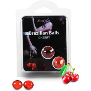 SECRET PLAY SET 2 BRAZILIAN BALLS AROMA CEREZA