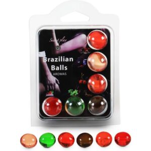 SECRET PLAY SET 6 BRAZILIAN BALLS AROMAS