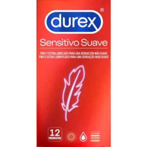 DUREX SENSITIVO SUAVE 12 UDS