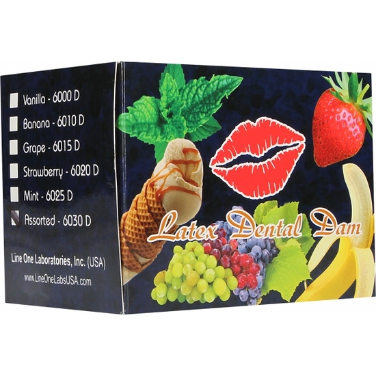 LIXX DENTAL DAMS - 100 PACK