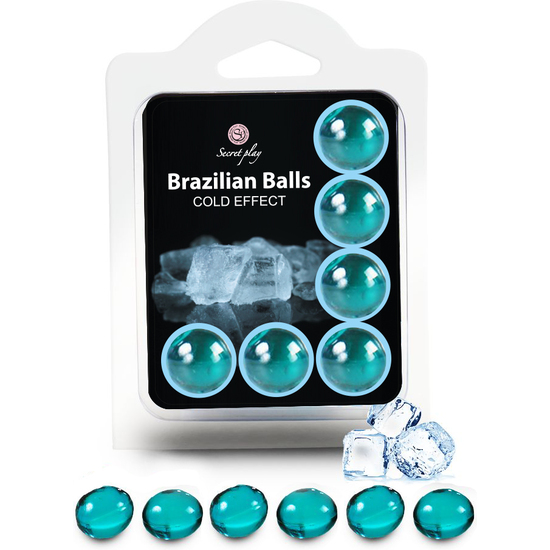 SECRET PLAY SET 6 BRAZILIAN BALLS EFECTO FRIO