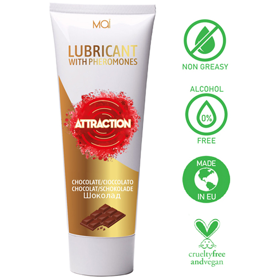 ATTRACTION LUBRICANTE CON FEROMONAS CHOCOLATE 75 ML