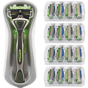MAQUINILLA DE AFEITAR FILOMATIC FILO6 CON PACK DE 16 CABEZALES DE RECAMBIO EN VARIOS COLORES