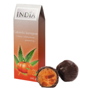 Caramelos de cáñamo con calabaza y naranja confitada 185g