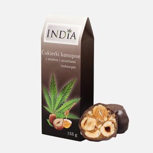 Caramelos de cáñamo con con miel y avellanas 155g