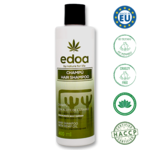 Champú con aceite de cáñamo EDOA 400 ml