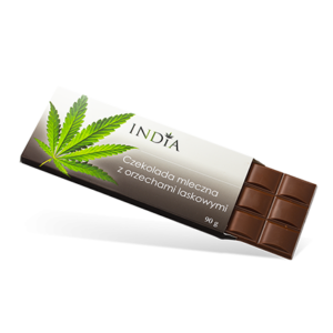 CHOCOLATE CON LECHE, AVELLANAS Y ACEITE DE CAÑAMO 90g