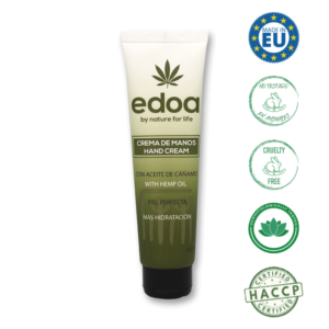 Crema de manos con aceite de cáñamo 100 ml EDOA