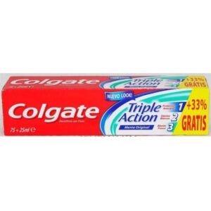 COLGATE TRIPLE ACTION DENTÍFRICO 75ML + 33ML