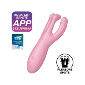 SATISFYER THREESOME 4 CONNECT APP - ROSA