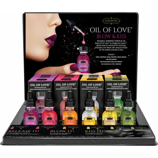 DISPLAY ACEITE DEL AMOR 12 PCS