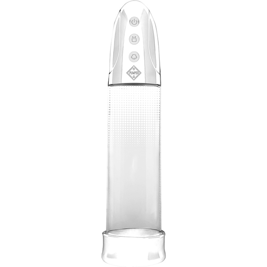 BOMBA AUTOMÁTICA RECARGABLE LUV - TRANSPARENTE
