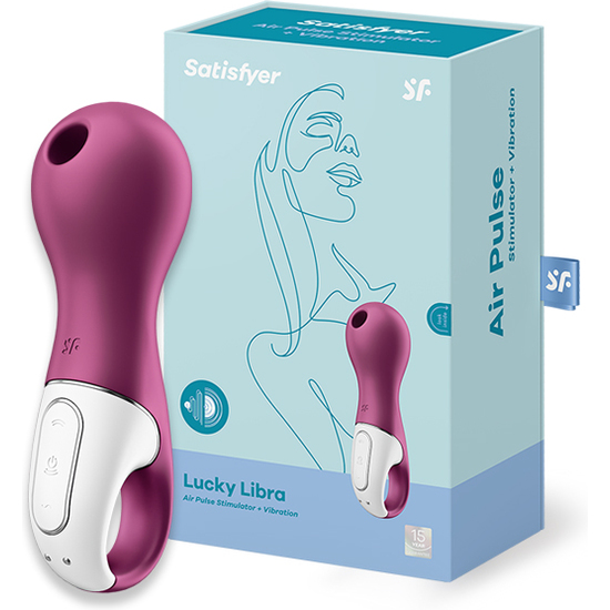 SATISFYER LUCKY LIBRA ESTIMULADOR DE PRESIÓN DE AIRE - ROSA