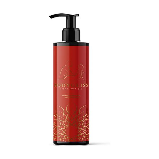 BODYGLISS - MASSAGE COLLECTION SILKY SOFT OIL RED ORANGE 150 ML