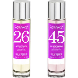SET DE 2 PERFUMES CARAVAN PARA MUJER Nº45 Y Nº 26