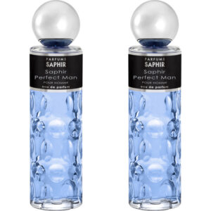 SET DE 2 SAPHIR PARFUMS - PERFECT MAN - EAU DE PARFUM - HOMBRE - 200ML