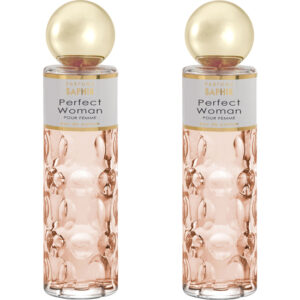 SET DE 2 SAPHIR PARFUMS - PERFECT WOMAN - EAU DE PARFUM - MUJER - 200ML