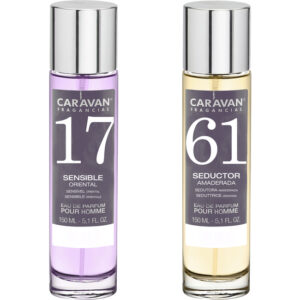 SET DE 2 PERFUMES CARAVAN HOMBRE Nº61 Y Nº 17
