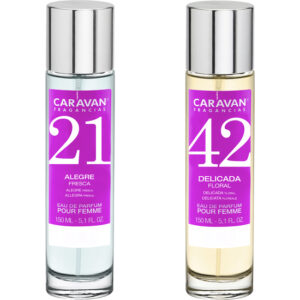 SET DE 2 PERFUMES CARAVAN PARA MUJER Nº42 Y Nº 21