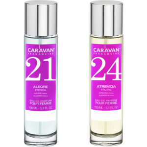 SET DE 2 PERFUMES CARAVAN PARA MUJER Nº24 Y Nº 21