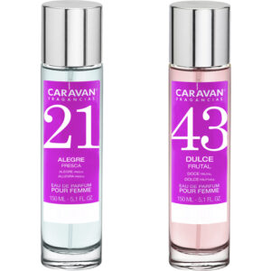 SET DE 2 PERFUMES CARAVAN PARA MUJER Nº43 Y Nº 21