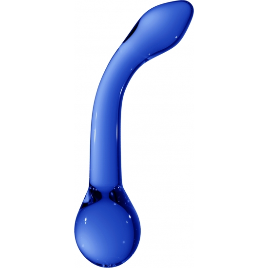G-RIDER DILDO DE CRISTAL AZUL