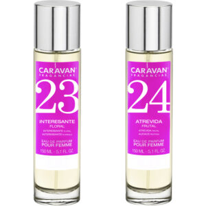 SET DE 2 PERFUMES CARAVAN PARA MUJER Nº24 Y Nº 23