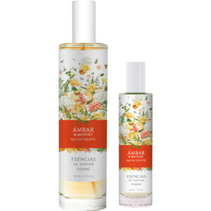 ESTUCHE FRAGANCIA 100 ML + 30 ML ESENCIAS DE SAPHIR - AMBAR & MUGUET