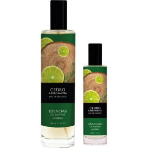 ESTUCHE FRAGANCIA 100 ML + 30 ML ESENCIAS DE SAPHIR - CEDRO & BERGAMOTA
