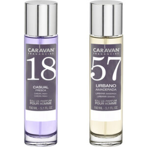 SET DE 2 PERFUMES CARAVAN HOMBRE Nº57 Y Nº 18