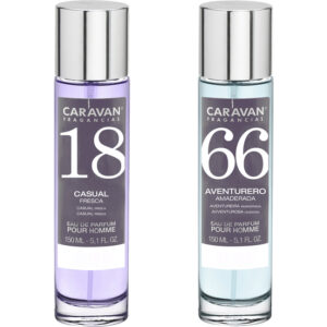 SET DE 2 PERFUMES CARAVAN HOMBRE Nº66 Y Nº 18