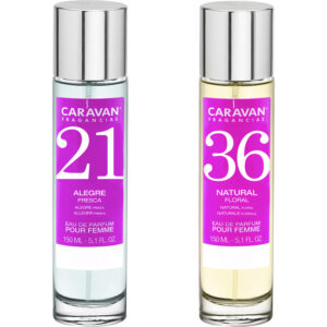 SET DE 2 PERFUMES CARAVAN PARA MUJER Nº36 Y Nº 21
