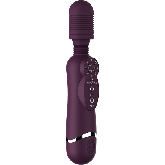 VARITA DE MASAJE DE SILICONA - MORADO