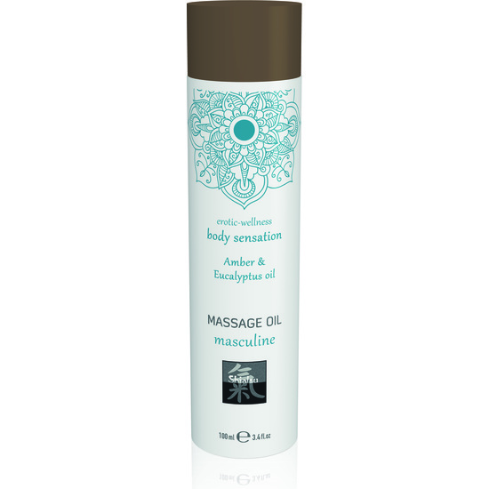 ACEITE DE MASAJE MASCULINO - ÁMBAR Y EUCALIPTO 100ML