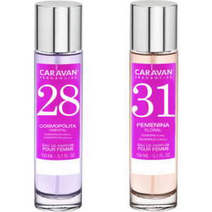 SET DE 2 PERFUMES CARAVAN PARA MUJER Nº31 Y Nº 28