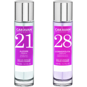 SET DE 2 PERFUMES CARAVAN PARA MUJER Nº28 Y Nº 21